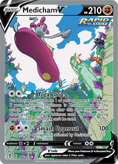 SWSH07: Medicham V (Alternate Full Art) (Holofoil)