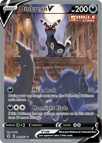 SWSH07: Umbreon V (Alternate Full Art) (Holofoil)