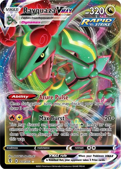 SWSH07: Rayquaza VMAX (Holofoil)