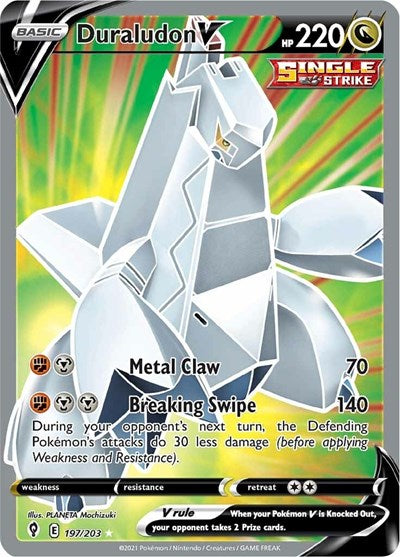 SWSH07: Duraludon V (Full Art) (Holofoil)