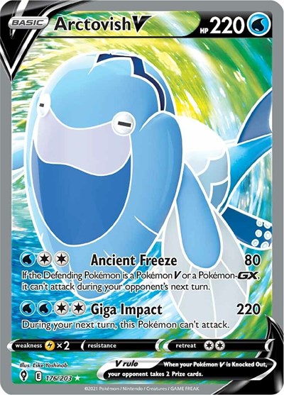 SWSH07: Arctovish V (Full Art) (Holofoil)