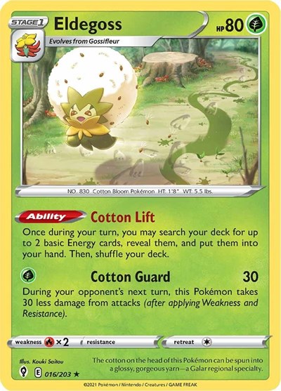 SWSH07: Eldegoss (Holofoil)