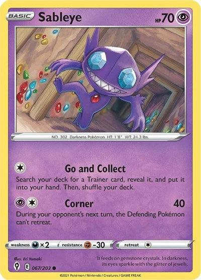 SWSH07: Sableye