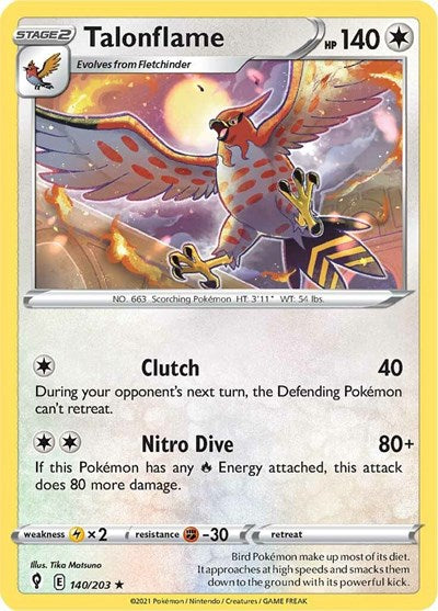 SWSH07: Talonflame (Reverse Holofoil)