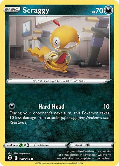 SWSH07: Scraggy (Reverse Holofoil)
