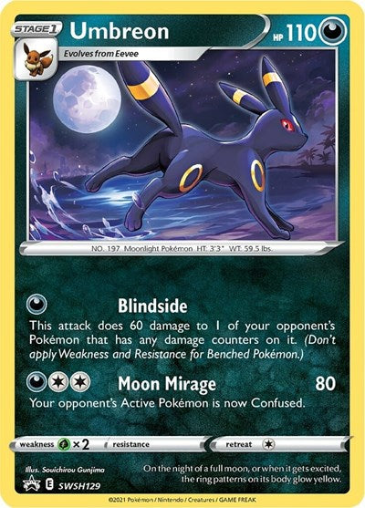 SWSD: Umbreon - SWSH129 (Holofoil)