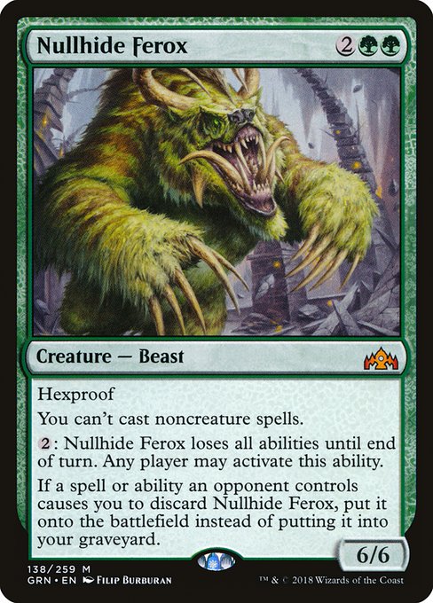 GRN: Nullhide Ferox (Foil)