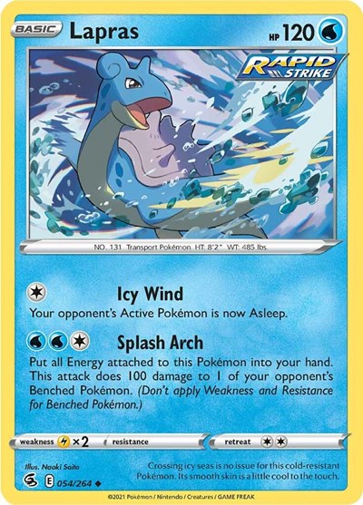 SWSH08: Lapras (Reverse Holofoil)