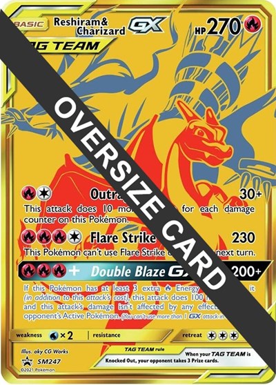 PR: Reshiram & Charizard GX - SM247 (Holofoil)