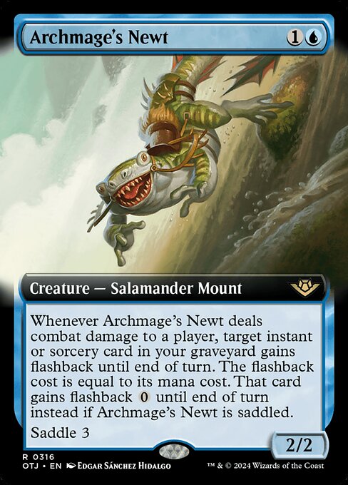 OTJ: Archmage's Newt (Extended Art) (Foil)