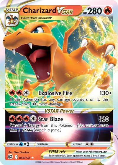 SWSH09: Charizard VSTAR (Holofoil)