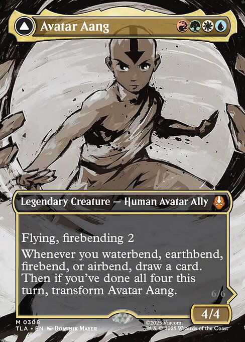 TLA: Avatar Aang (Borderless) (Foil)