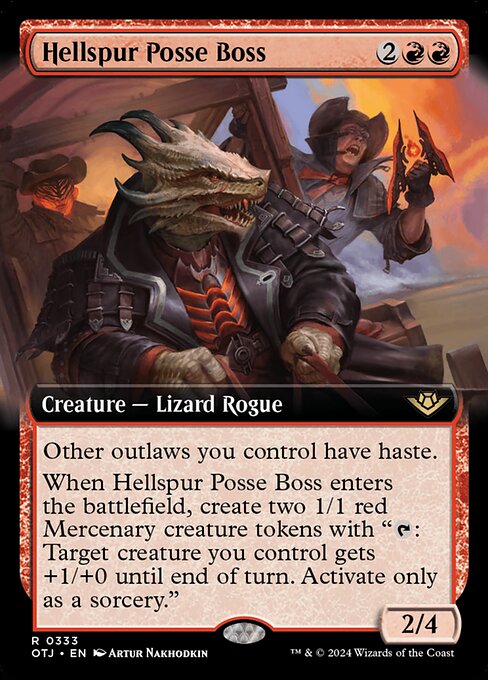 OTJ: Hellspur Posse Boss (Extended Art)