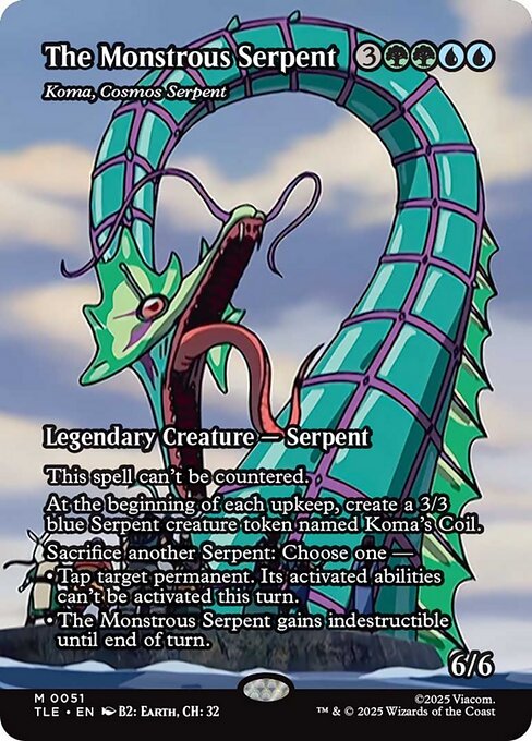TLE: The Monstrous Serpent - Koma, Cosmos Serpent (Borderless)
