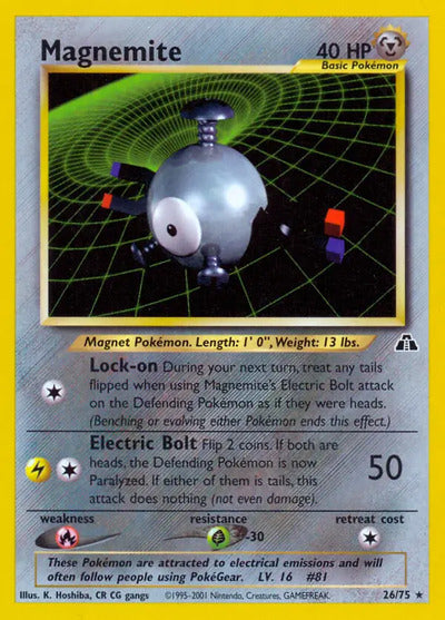 Magnemite (26) 26 Unlimited Neo Discovery