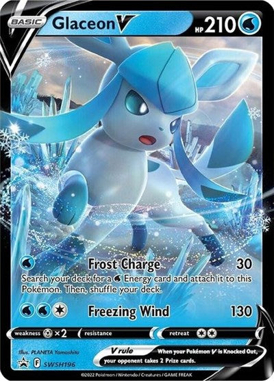 SWSD: Glaceon V - SWSH196 (Holofoil)