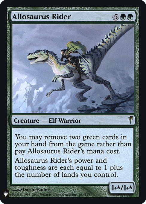 PLST: Allosaurus Rider (Foil)