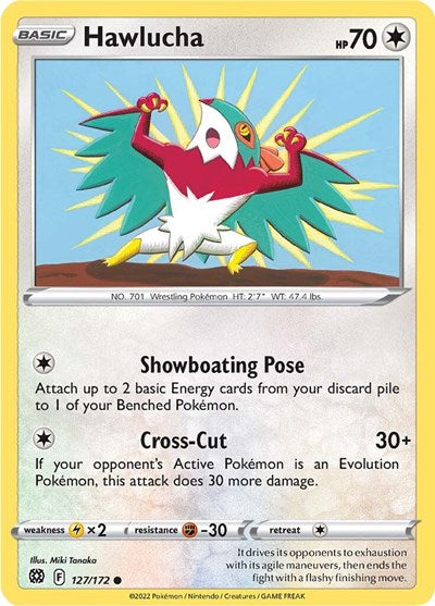 SWSH09: Hawlucha (Reverse Holofoil)