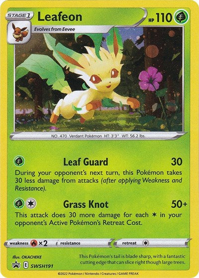 SWSD: Leafeon - SWSH191 (Holofoil)