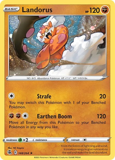 BLE: Landorus - 148/264 (Cosmos Holo) (Holofoil)