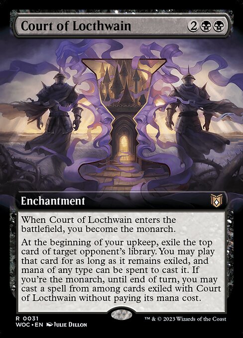 WOC: Court of Locthwain (Extended Art) (Foil)