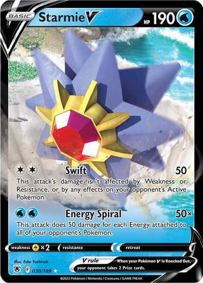 SWSH10: Starmie V (Holofoil)