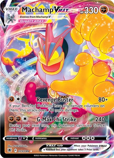 SWSH10: Machamp VMAX (Holofoil)