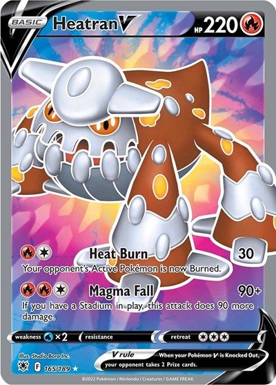 SWSH10: Heatran V (Full Art) (Holofoil)