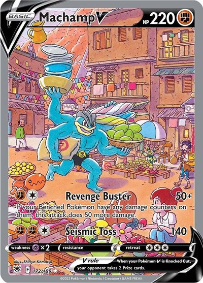 SWSH10: Machamp V (Alternate Full Art) (Holofoil)