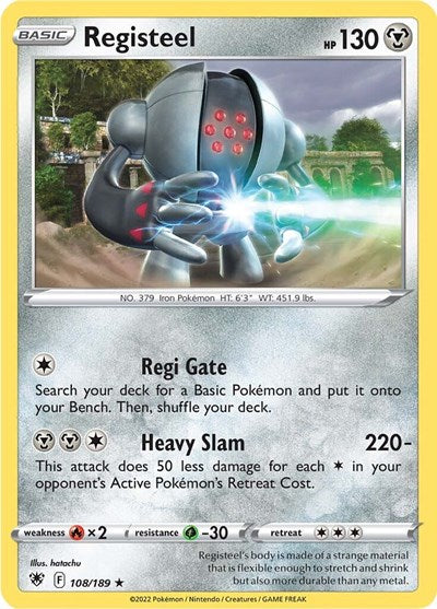 SWSH10: Registeel (Reverse Holofoil)