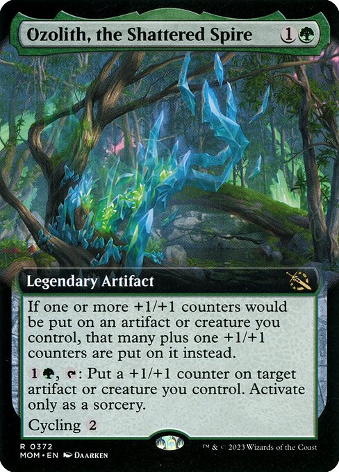 MOM: Ozolith, the Shattered Spire (Extended Art) (Foil)