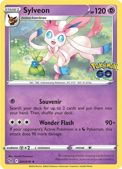 PGO: Sylveon (Reverse Holofoil)