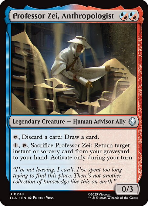 TLA: Professor Zei, Anthropologist (Foil)
