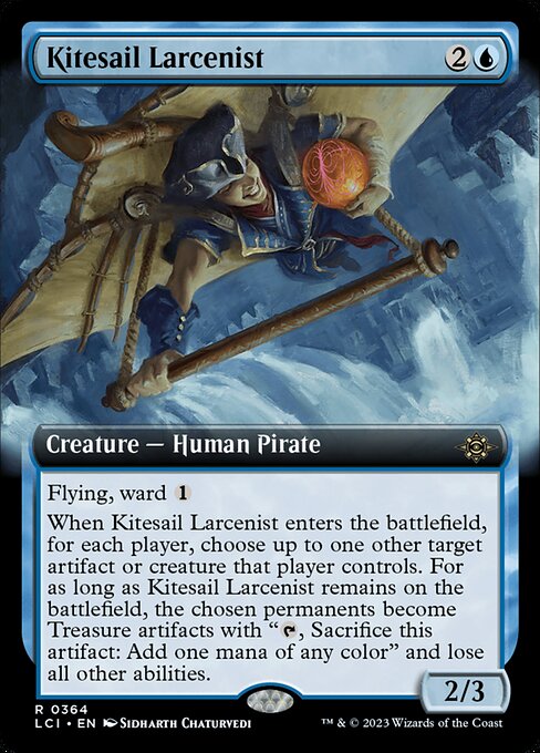 LCI: Kitesail Larcenist (Extended Art) (Foil)
