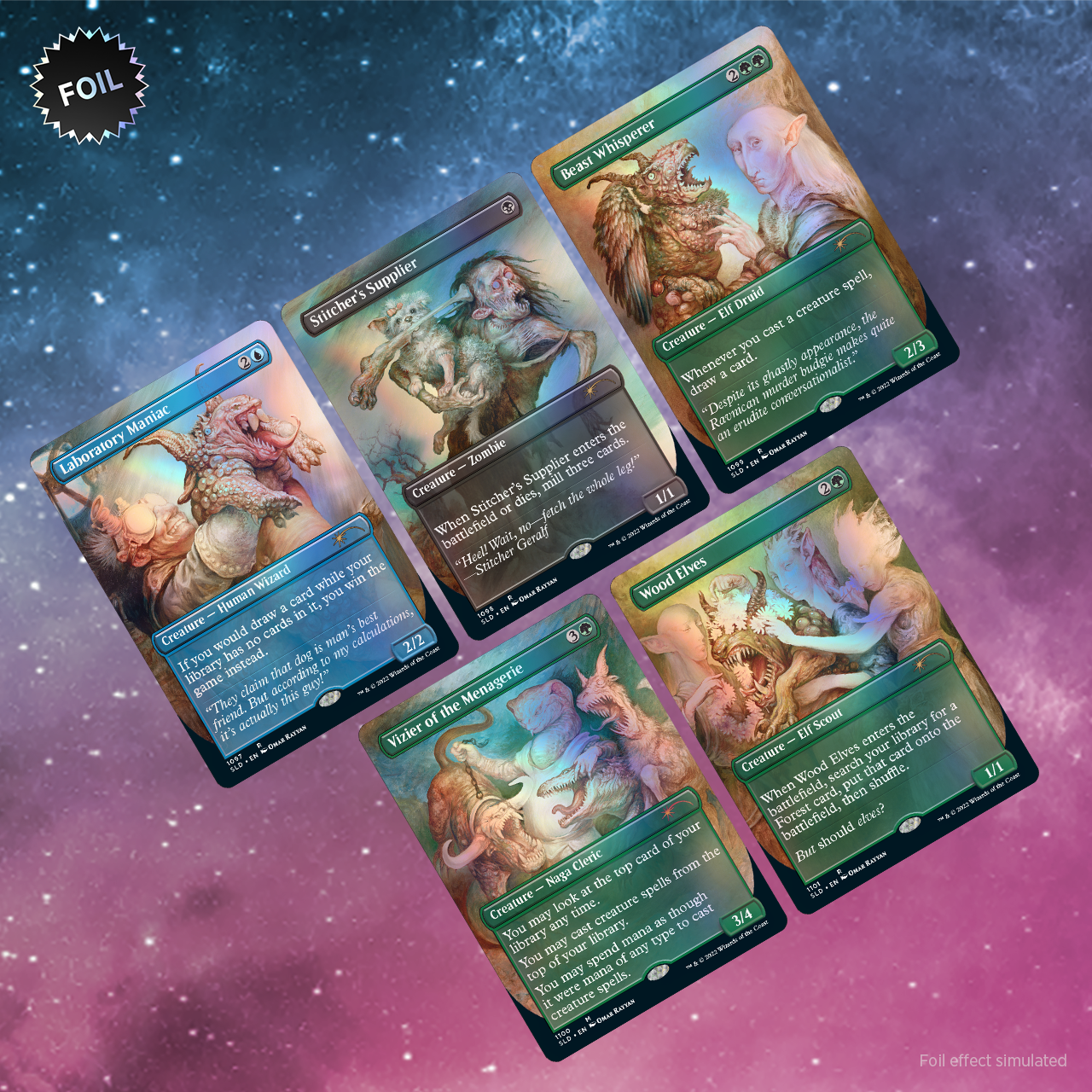 Secret Lair Drop: The Weirdest Pets in the Multiverse (Traditional Foil Edition)
