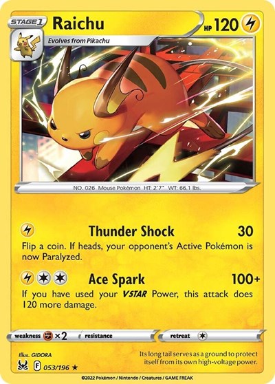 SWSH11: Raichu