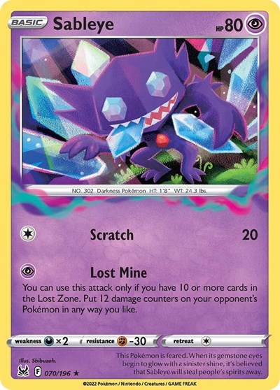 SWSH11: Sableye (Reverse Holofoil)