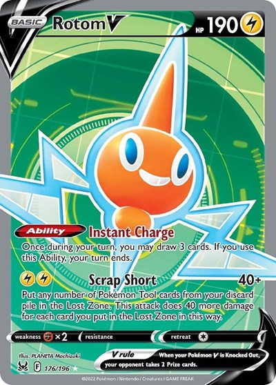 SWSH11: Rotom V (Full Art) (Holofoil)