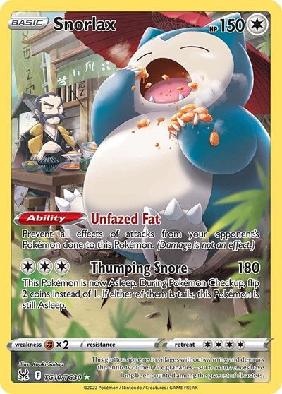 SWSH11: TG: Snorlax (Holofoil)