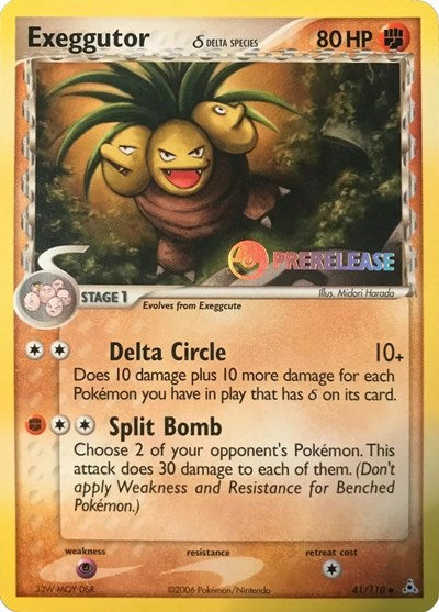 PR: Exeggutor (Delta Species) - 41/110 (Prerelease)