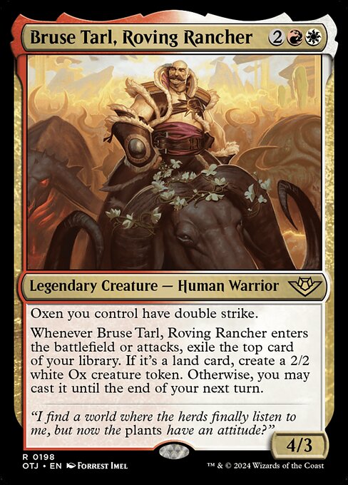 OTJ: Bruse Tarl, Roving Rancher