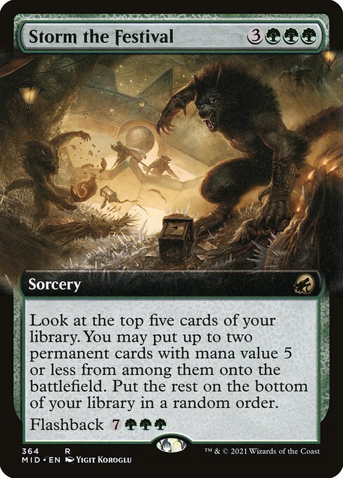 MID: Storm the Festival (Extended Art) (Foil)