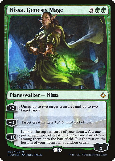 HOU: Nissa, Genesis Mage (Foil)