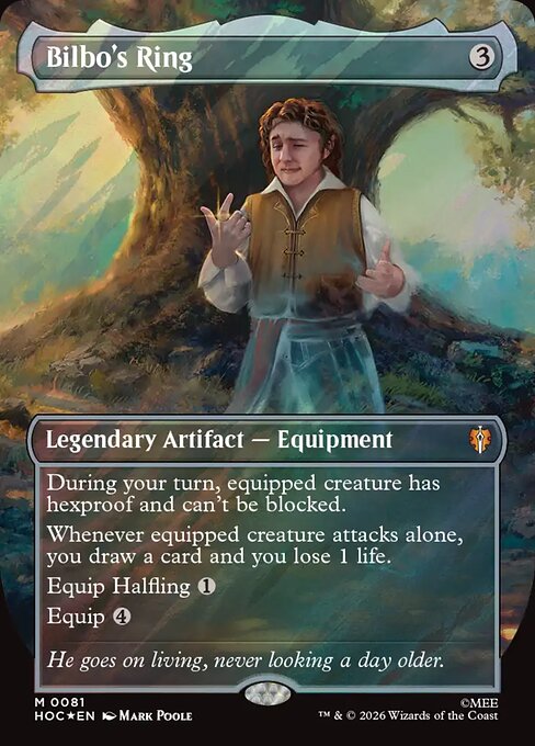 HOC: Bilbo's Ring (Borderless) (Surge Foil)