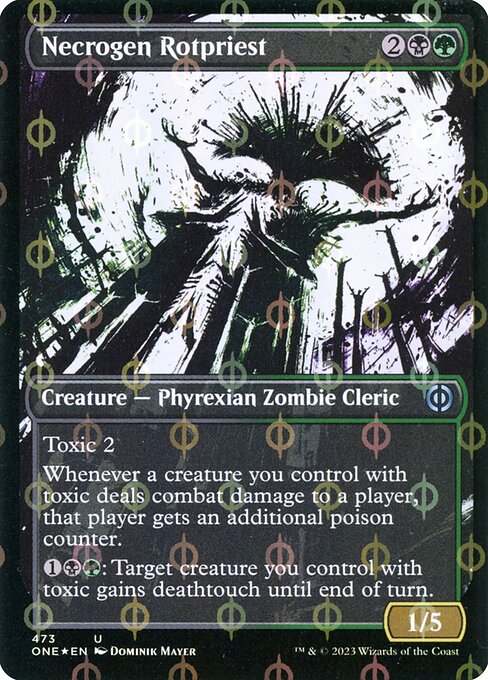 ONE: Necrogen Rotpriest (Showcase) (Step-and-Compleat Foil)