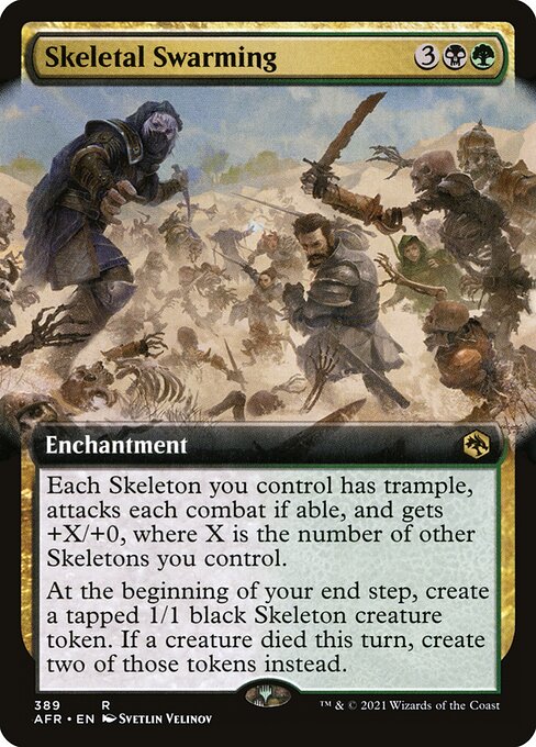 AFR: Skeletal Swarming (Extended Art)