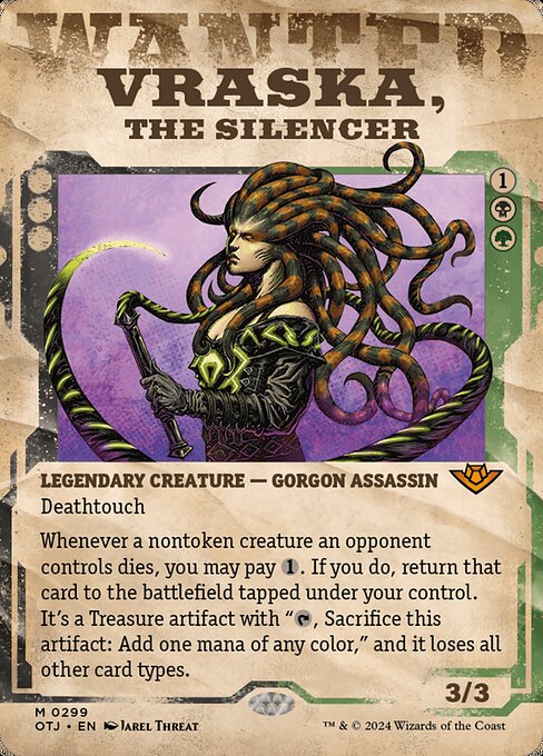OTJ: Vraska, the Silencer (Showcase) (Foil)