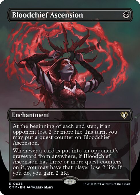 CMM: Bloodchief Ascension (Borderless) (Foil)