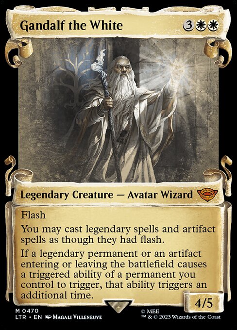 LTR: Gandalf the White (Showcase Scrolls)