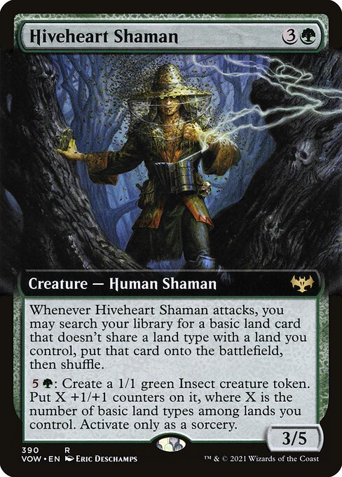 VOW: Hiveheart Shaman (Extended Art) (Foil)